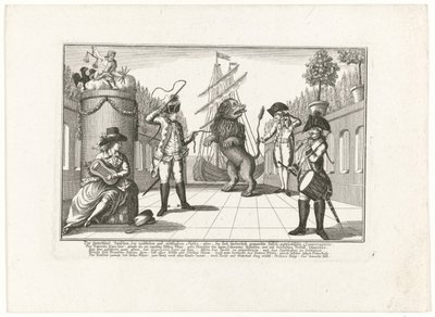 Le Lion hollandais dompté par la Prusse, 1787 - Anonymous