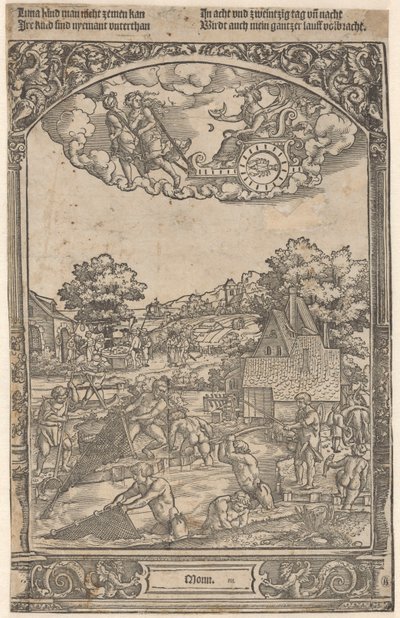 La Lune et ses enfants planétaires (Les sept planètes) - Anonymous