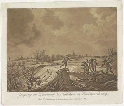 Rupture de digue à Kedichem, 1809 - Anonymous