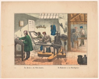 Drukkerij en lettergieterij - Anonymous