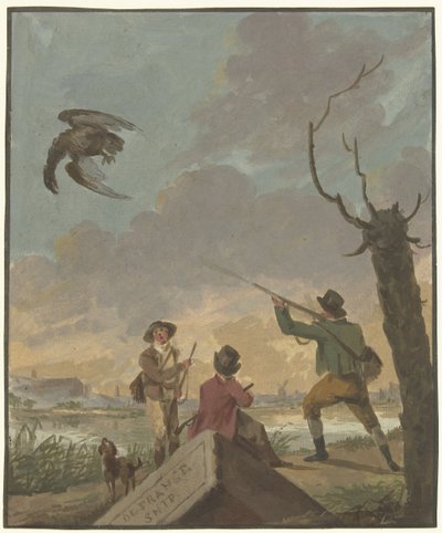 Un aigle abattu un jour avant la Révolution - Anonymous