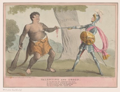 Caricature politique anglaise, 1835 - Anonymous