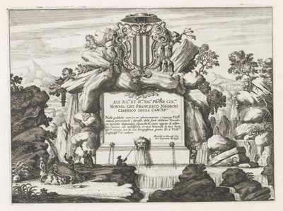 Fontaine dédiée à Giovanni Francesco Negroni - Anonymous