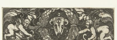 Frise avec le crâne d