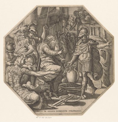 Furius Camillus devant un roi - Anonymous