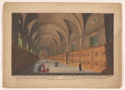 Galerie dans la Bibliothèque Vaticane - Anonymous