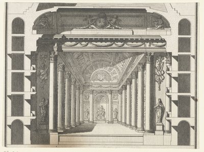 Galerie avec colonnes corinthiennes - Anonymous