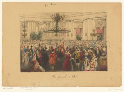 Bal costumé, 1834 - Anonymous