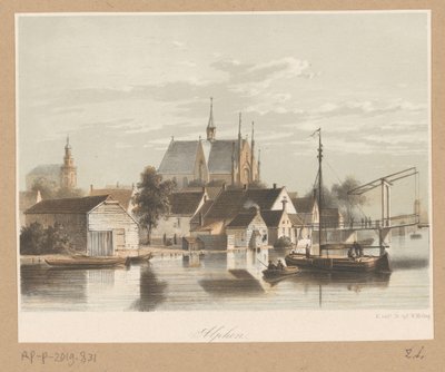 Vue sur Alphen aan den Rijn - Anonymous