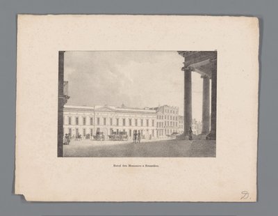 Hotel des Monnaies à Bruxelles - Anonymous