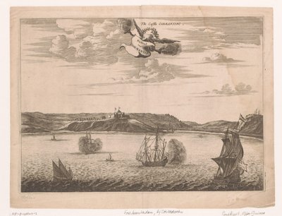 Vue du Fort Amsterdam au Ghana depuis l