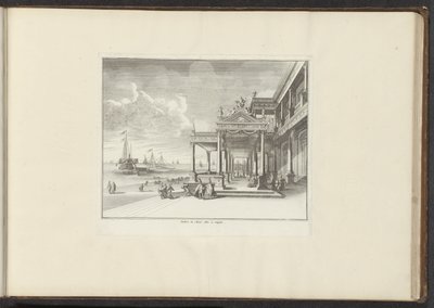 Vue du Palazzo Montalto sur la côte de Naples - Anonymous