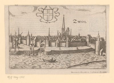 Vue de Zwolle depuis l