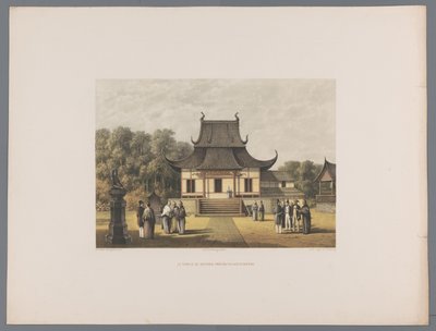 Le temple de Gozinzie près du village D