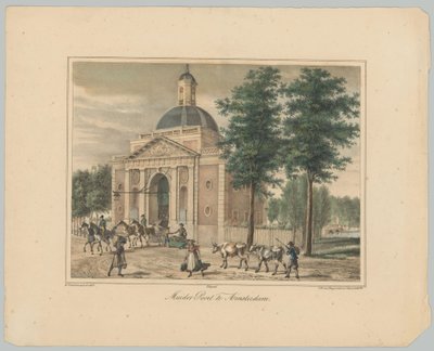 Vue sur la porte de Muiderpoort à Amsterdam (série: Vues des six principales portes de la ville d