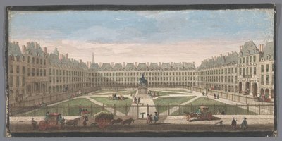 Vue de la Place Royale à Paris - Anonymous