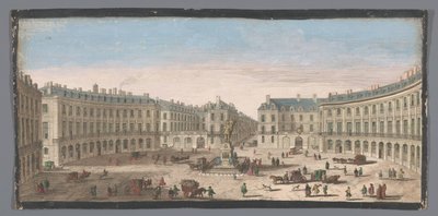 Vue de la Place des Victoires à Paris - Anonymous