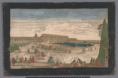 Vue sur le Jardin de Versailles et le Palais de Versailles - Anonymous