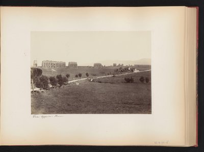 Vue de la Via Appia à Rome, Italie - Anonymous