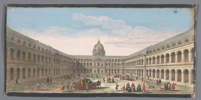 Vue de la grande cour de l
