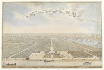 Vue de la plantation Cornelis Vriendschap au Suriname - Anonymous