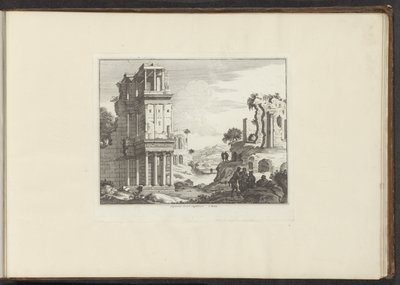 Vue de la ruine du Septizonium à Rome (série: Palais et monuments à Venise, Livourne, Naples et Rome) - Anonymous