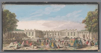 Vue de Trianon dans le Parc de Versailles du côté de l