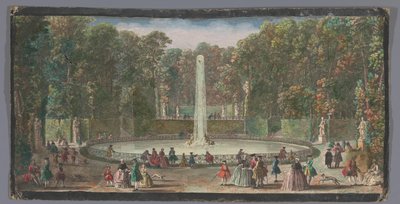 Le Bassin des Muses dans le jardin de Marli - Anonymous