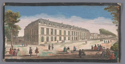 Vue du Château de Choisy depuis le jardin - Anonymous
