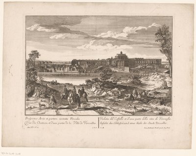 Vue du Palais de Versailles et d