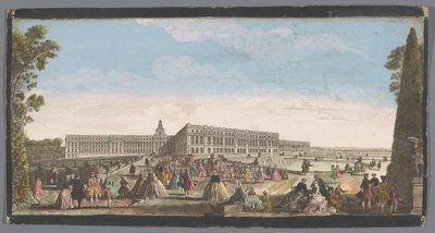 Vue du Château de Versailles depuis le jardin - Anonymous