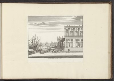 Vue du palais du cardinal Montalto à Naples - Anonymous