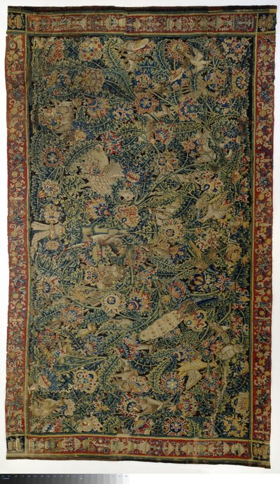 Verdure à grandes feuilles avec animaux - Anonymous