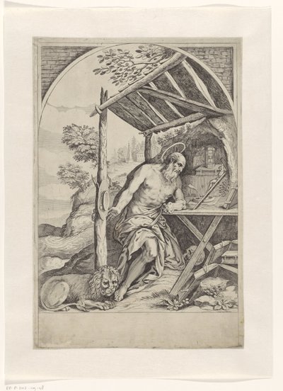 Saint Jérôme dans le désert - Anonymous
