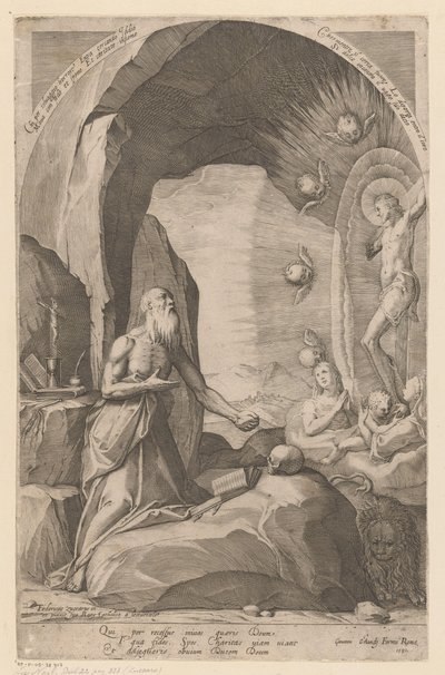 Saint Jérôme dans le désert - Anonymous
