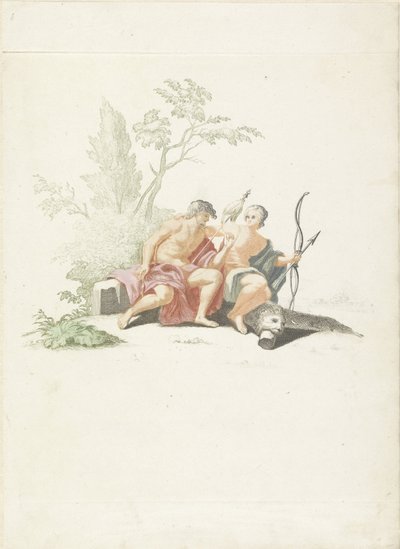 Hercule et Omphale - Anonymous