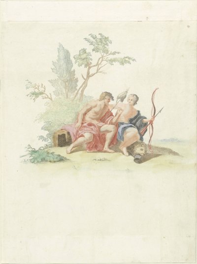 Hercule et Omphale - Anonymous