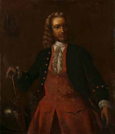 Jacob Mossel (1750-1761), portrait de Jacob Mossel, gouverneur général de la Compagnie néerlandaise des Indes orientales - Anonymous