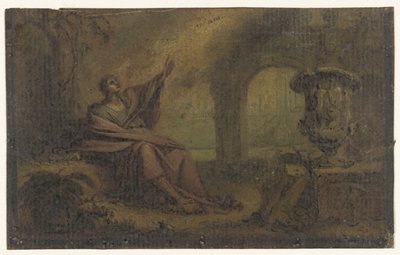 Jean à Patmos (?) - Anonymous
