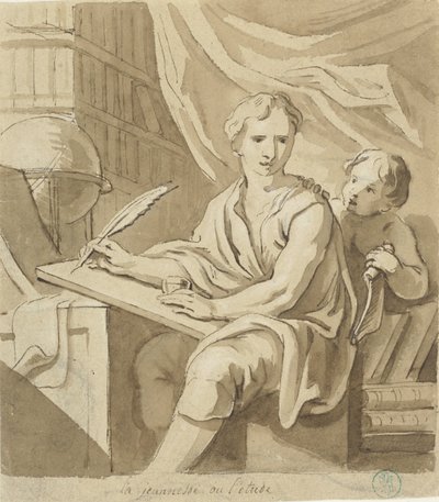 Jeune homme dans une salle d