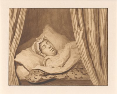 Dame Johanna van Weede sur son lit de mort - Anonymous