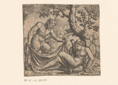 Jupiter et Antiope - Anonymous