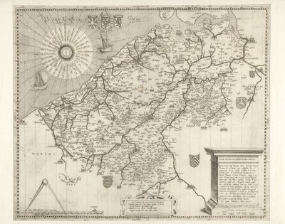 Carte de la Flandre - Anonymous