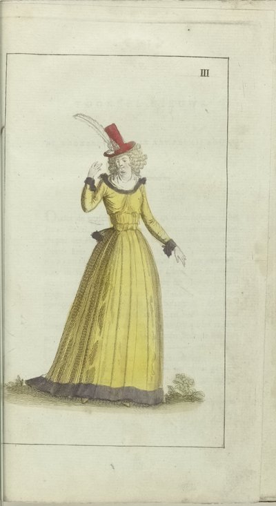 Cabinet de mode et de goût 1791, pl. III - Anonymous