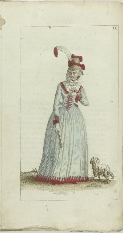 Cabinet de mode et de goût 1791, pl. IX - Anonymous