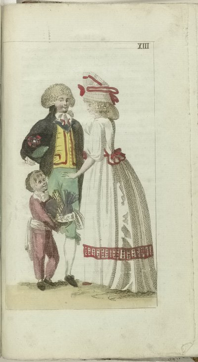 Cabinet de mode et de goût 1791, pl. XIII - Anonymous