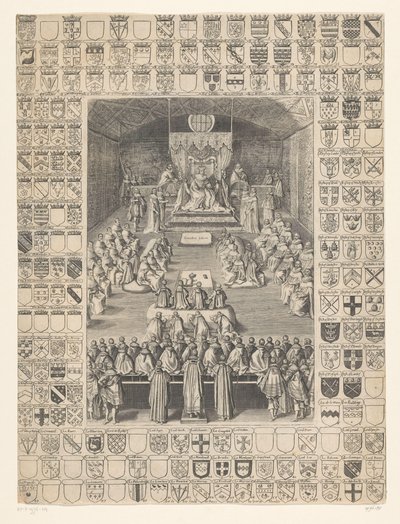 Charles Ier ouvre la session du Parlement, 1628 - Anonymous