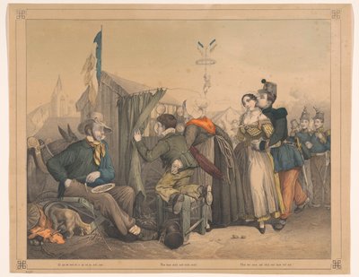 Théâtre optique à une foire - Anonymous