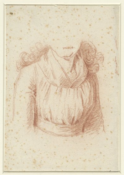 Étude de costume pour un portrait de Madame Molet - Anonymous