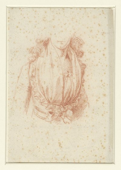 Étude de costume pour un portrait de Madame Moreau - Anonymous